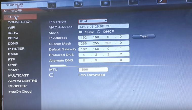 How to configure cp plus DVR remotely