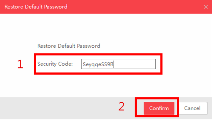 Hikvision password reset tool