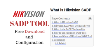 Hikvision SADP Tool Download – Free Hikvision IP Finder 2022