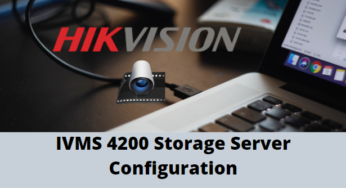 IVMS 4200 Storage Server Configuration Free Download