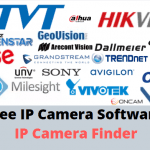 Free IP Camera Software: IP Camera Finder Windows10/11 MAC