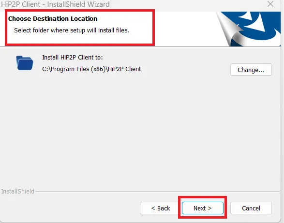 CamHi For PC Free Download For Windows 7/8/10/11 and MAC 4 Select the destination location and the file folder.