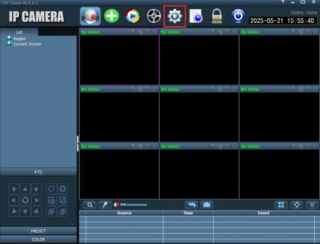 CamHi For PC Free Download For Windows 7/8/10/11 and MAC 7 the interface of the application