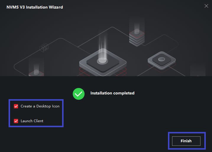 Finish the Installation the software