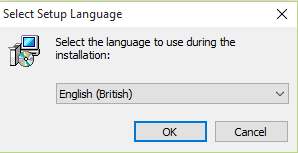 Choose the language for this application