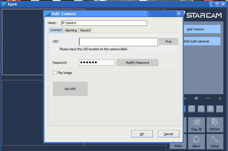 Download Eye4 for Windows - Login to the software