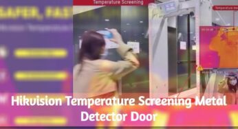 Hikvision Temperature Screening Metal Detector Door
