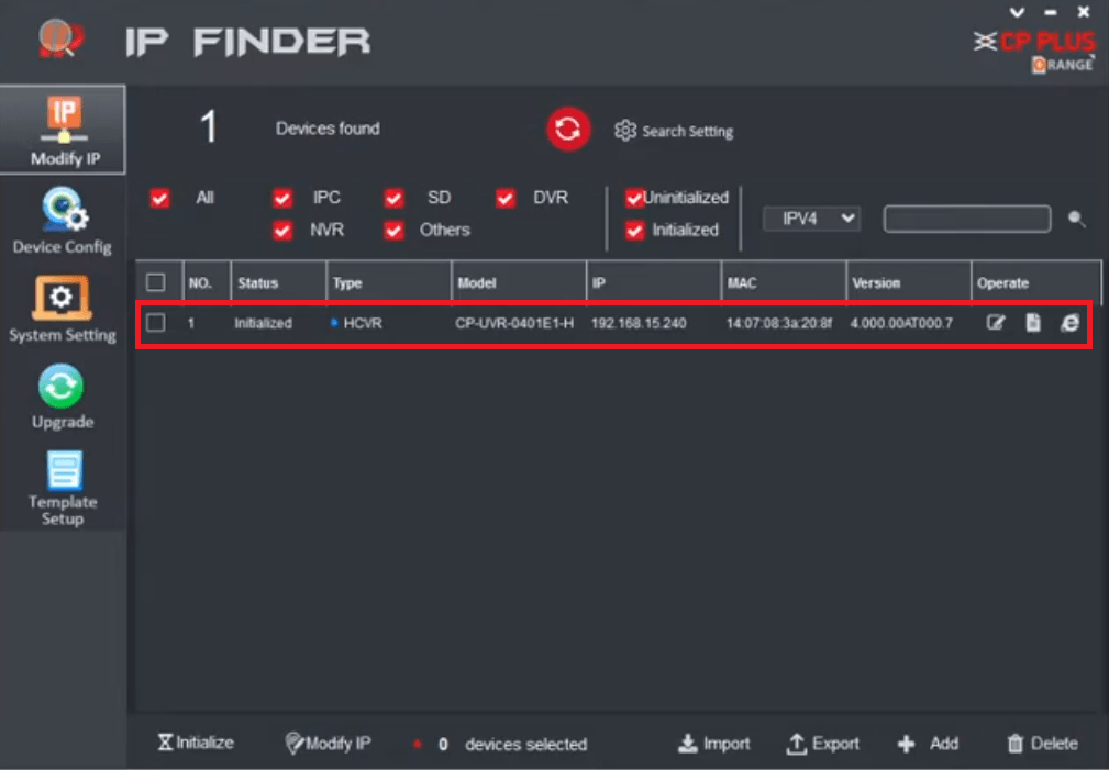 CP Plus IP Finder for Mac