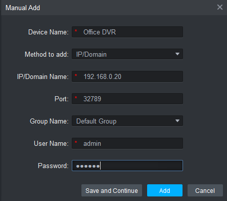 Add device details on the software