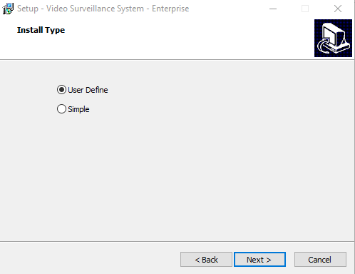 Choose the installation type