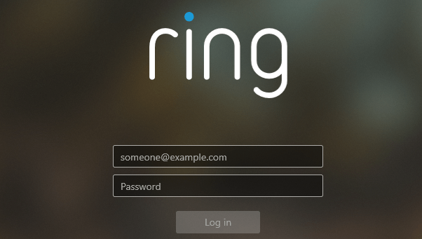 Login on the Ring CMS