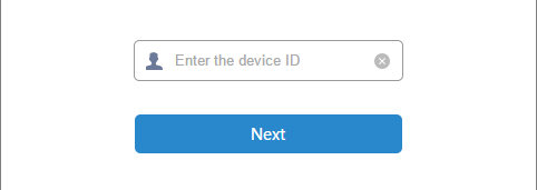 Enter the device ID