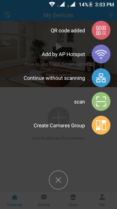 Add devices to the app