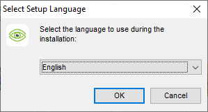 Select the language for CMS