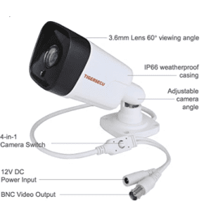 TIGERSECU TS-5MP-60 B01 Super HD Outdoor Security Camera 3