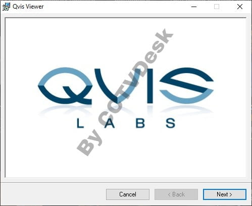 Setup wizard of the QVIS Viewer