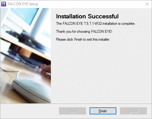 Finish the installation of the app