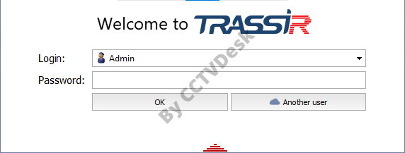 Sign in on the TRASSIR app