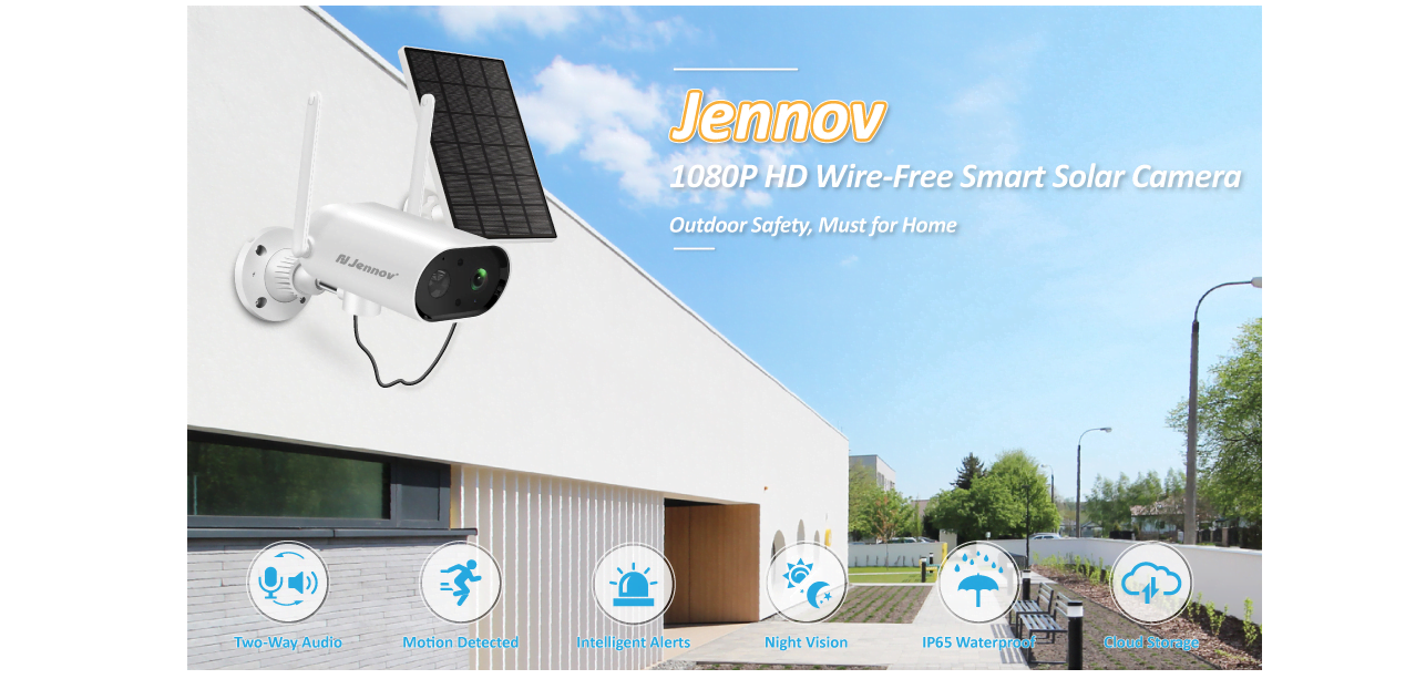 Jennov P61 Solar Outdoor Camera 6
