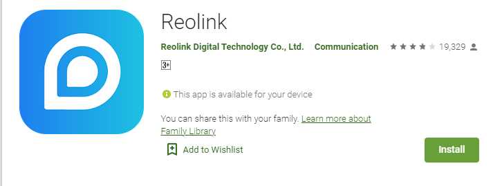 Reolink Argus Pro Cam 17