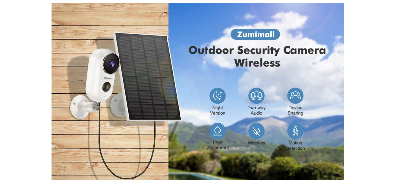 ZUMIMALL F5K Outdoor Security Camera 8
