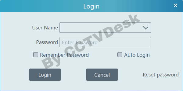 Login with default username and pass