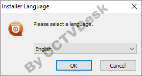 Select the language to operate the app