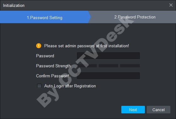 Create a login password