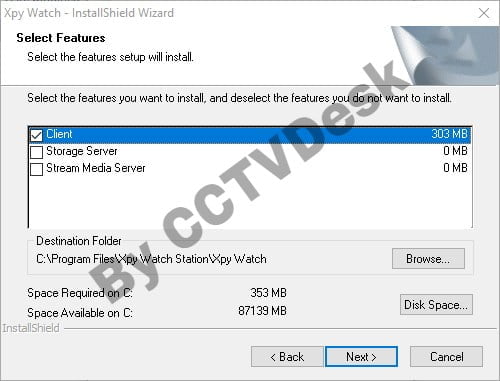 Choose function and folder of the app's file