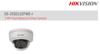 Hikvision- DS-2CD2122FWD-I Fixed Network Dome Camera