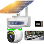 Luovisee Wireless PTZ Camera Solar Powered For Smart Home