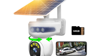 Luovisee Wireless PTZ Camera Solar Powered For Smart Home