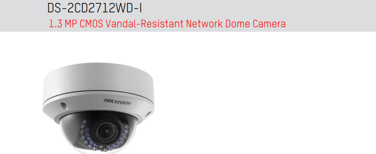 Hikvision DS-2CD2712FWD-I Camera
