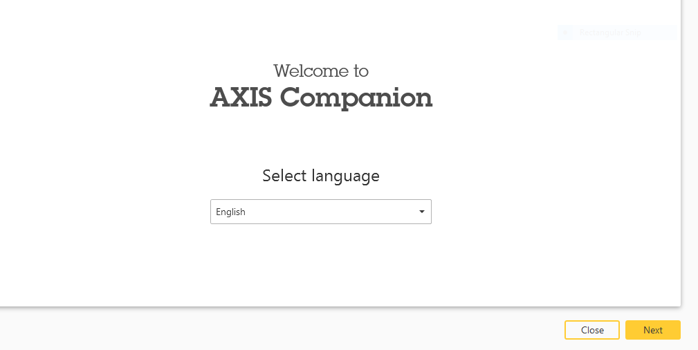 AXIS Companion Classic For PC 1