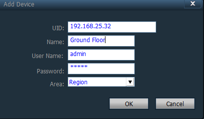 The IP address is given to connect the relevant gadget