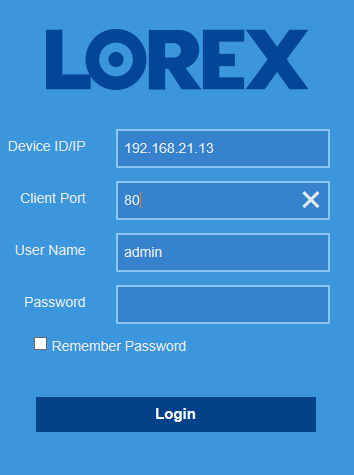 Lorex Home For PC 7
