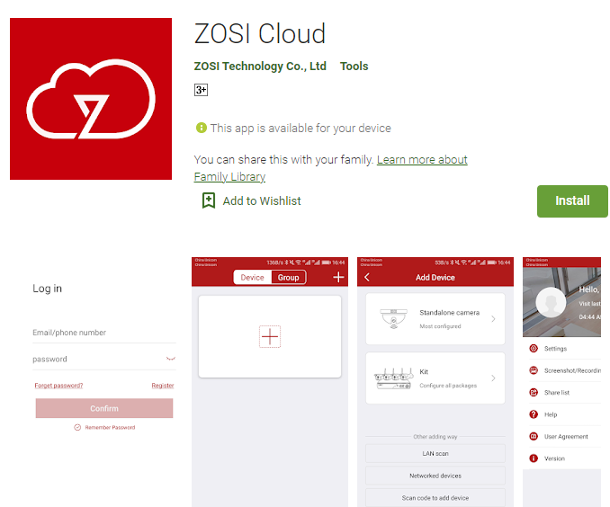 ZOSI Cloud For PC 10