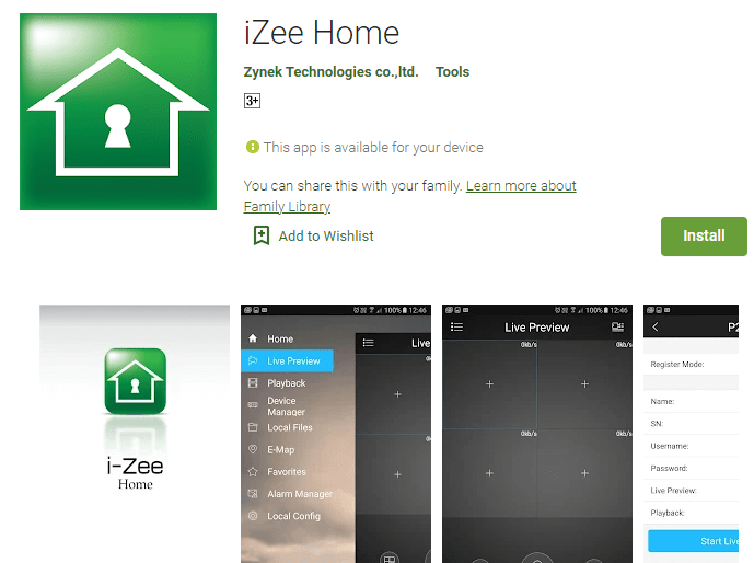 iZee Home For Windows 1