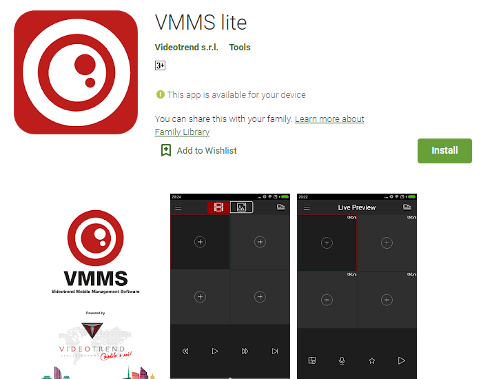 VMMS lite For PC 25
