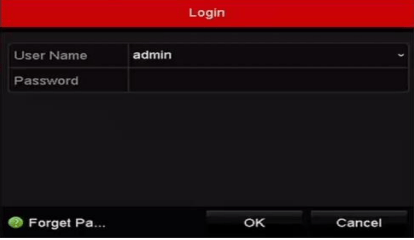 Login to the Hikvision DVR/NVR