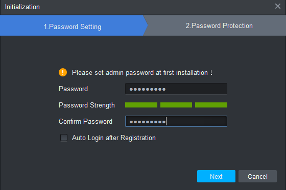 fill in the password 7
