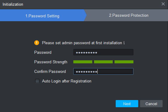 Password is generated 6.