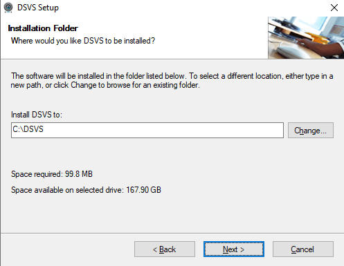 select the installation folder and locatipn 2