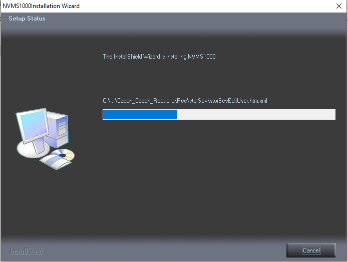 file is installing 7