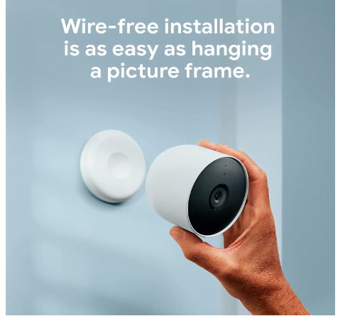 wire free connection to nest cam 2