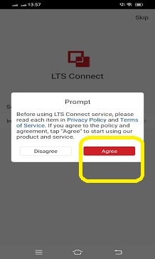Allow LTS Connect App features