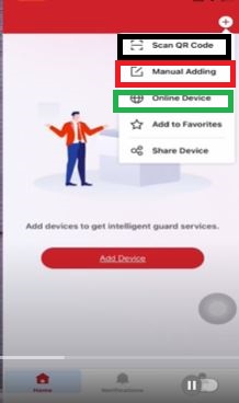 Add devices for remote surveillance- different options are given