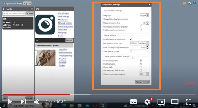 Customize the recording and image clicking option