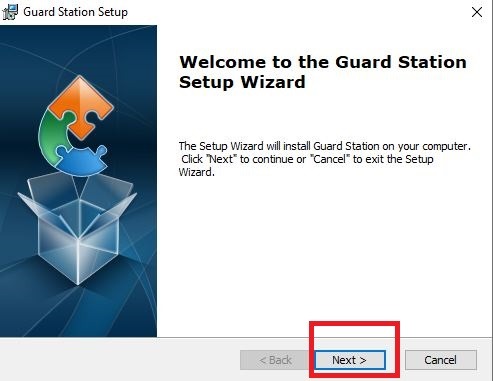 Start software installation