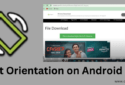 Set Orientation Android TV
